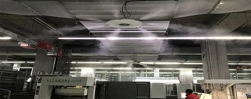 Fabrika İçi Nemlendirme Fabrika İçi Nemlendirme